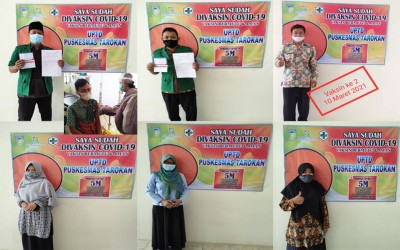 Kegiatan Vaksin Covid19 Tahap Pertama